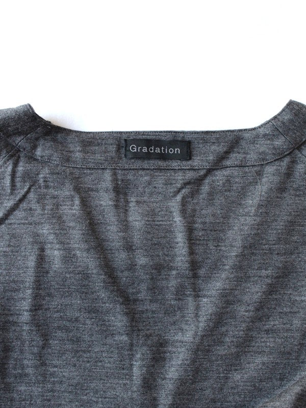 With Cardigan #GRAY [GR420201]｜Gradation