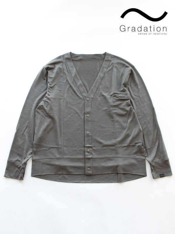 With Cardigan #BROWN [GR420201]｜Gradation
