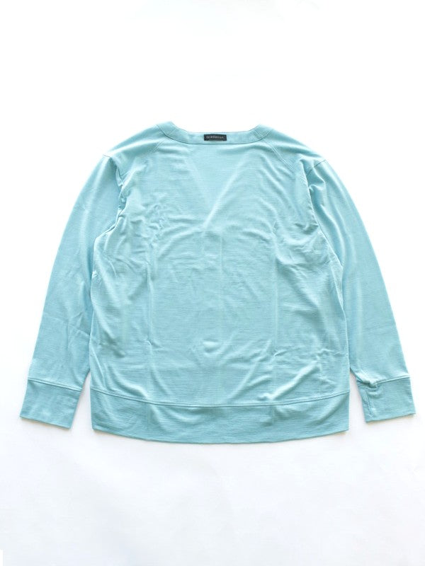 With Cardigan #LITE BLUE [GR420201]｜Gradation