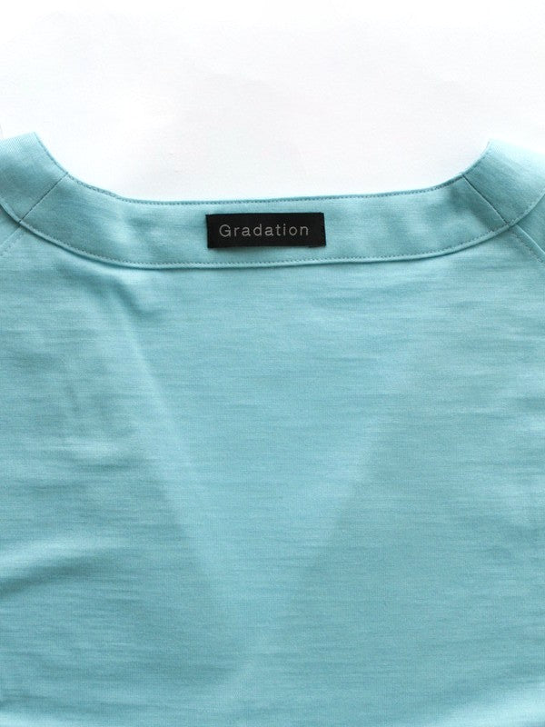 With Cardigan #LITE BLUE [GR420201]｜Gradation