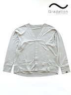 With Cardigan #LITE GRAY [GR420201]｜Gradation
