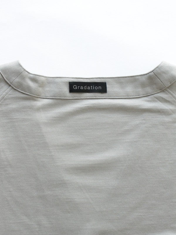 With Cardigan #LITE GRAY [GR420201]｜Gradation