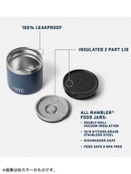 8 oz FOOD JAR #STAINLESS [21071504500]｜YETI