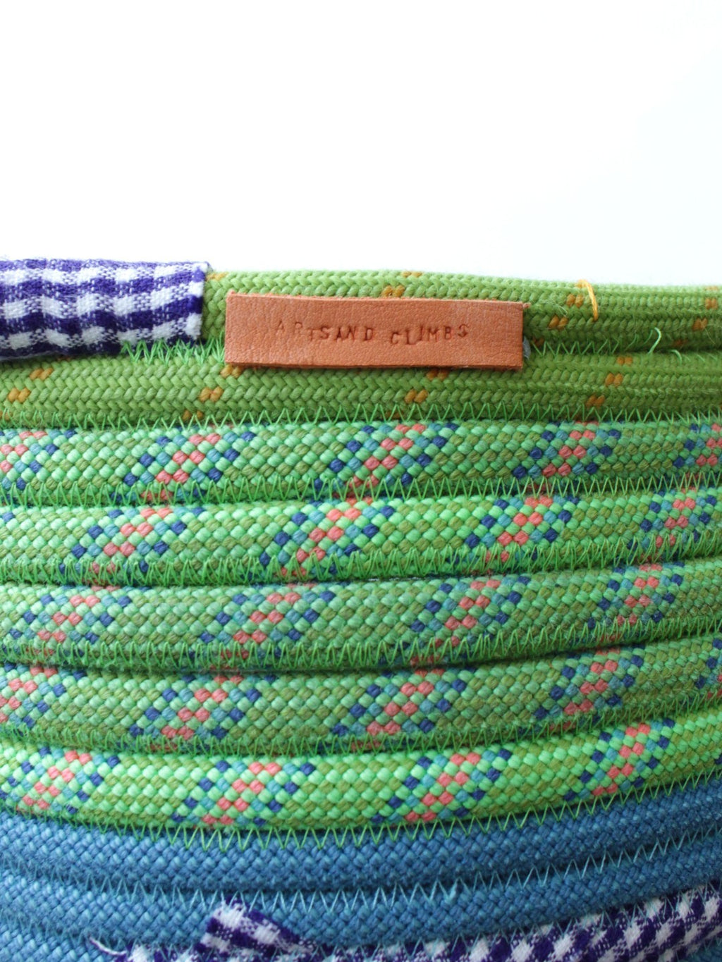Rope basket (M) #Green/Blue｜Arts and Climbs