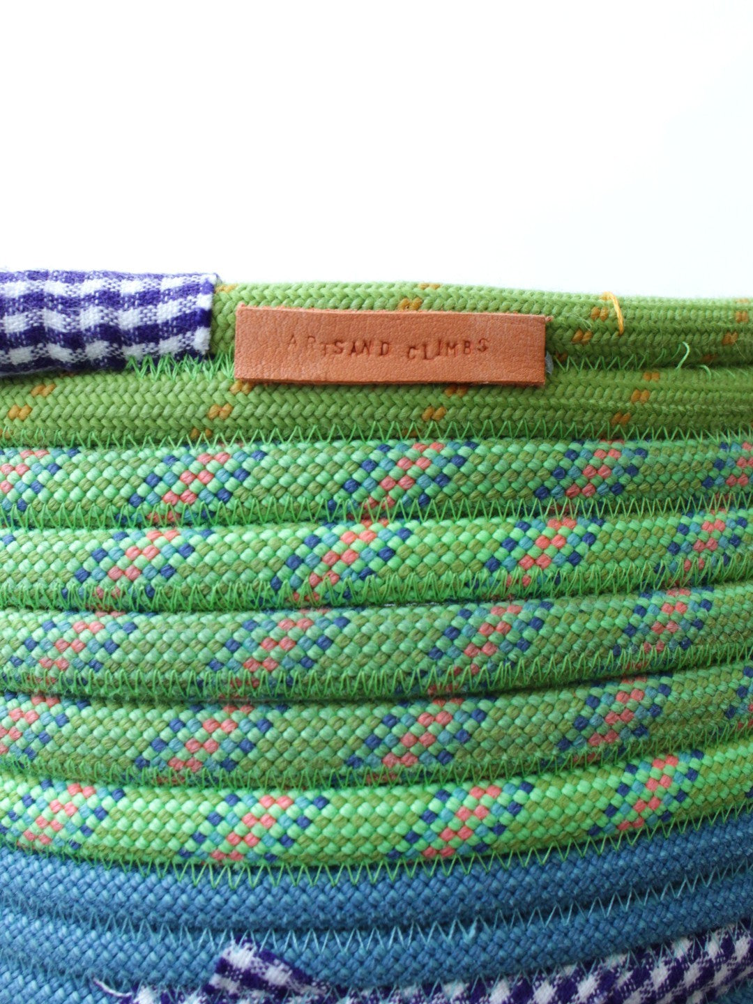 Rope basket (M) #Green/Blue｜Arts and Climbs