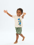 Baby S/S Luminous Graphic Tee #WD [NTB32561]｜THE NORTH FACE【Outlet_40】