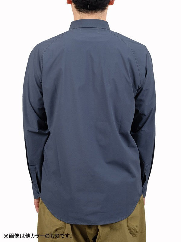 ソフトシェルのショートカラーシャツ #ヤマバトイロ [021066]｜AXESQUIN