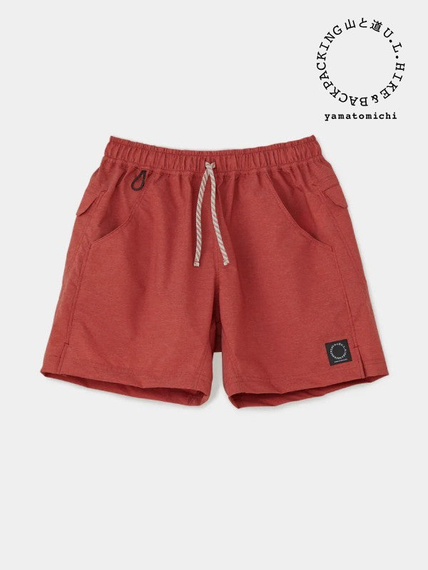 Woman's Light 5-Pocket Shorts #Brick Red｜山と道