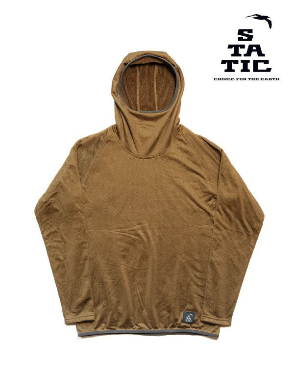 Adrift P/O Hoody #Olive Brown [25502]｜STATIC