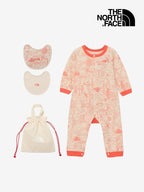 Baby L/S Rompers & 2P Bib #WR [NTB82402]｜THE NORTH FACE