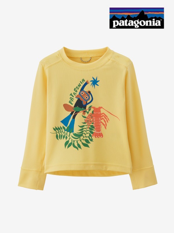 Baby Long-Sleeved Capilene Silkweight UPF T-Shirt #FXMI [61246]｜patagonia【Outlet_40】