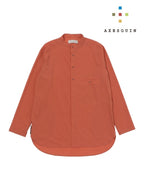 軽くて涼しいロングシャツ #マンゴ [21101]｜AXESQUIN