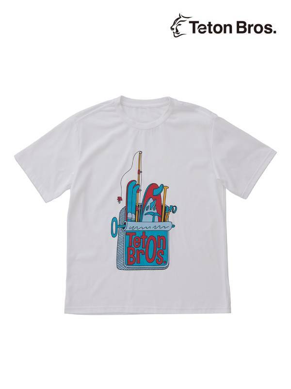 Women's TB Sardines Tee #White [TB241-820] | Teton Bros.