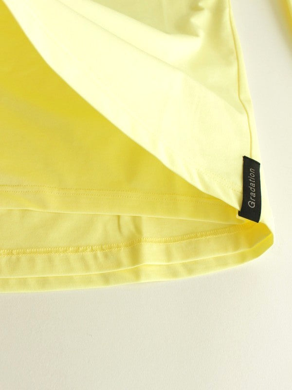 Warm Core L/S TEE #YELLOW｜Gradation