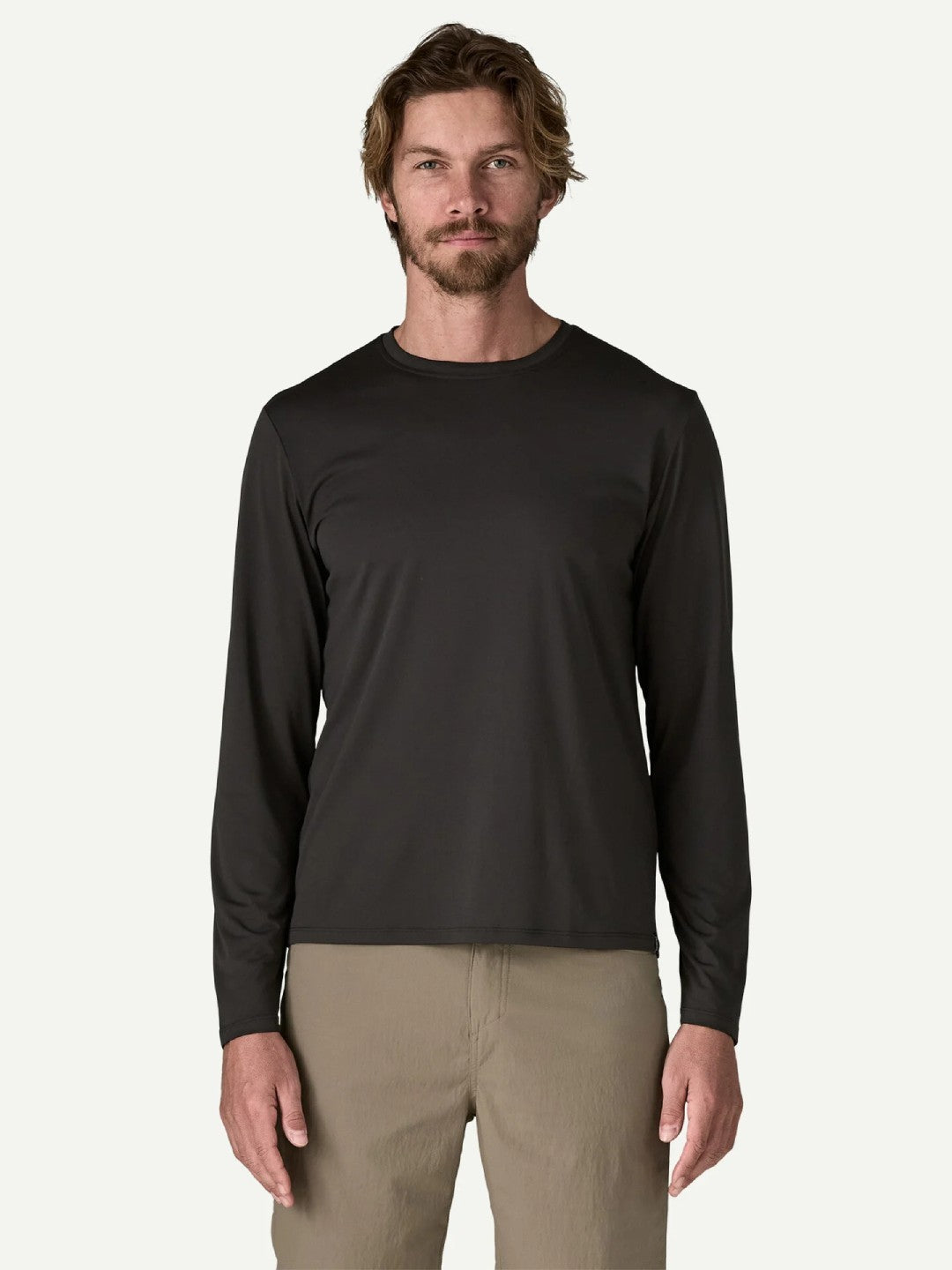 【Men】Men's L/S Cap Cool Daily Shirt #BLK [45181]｜patagonia