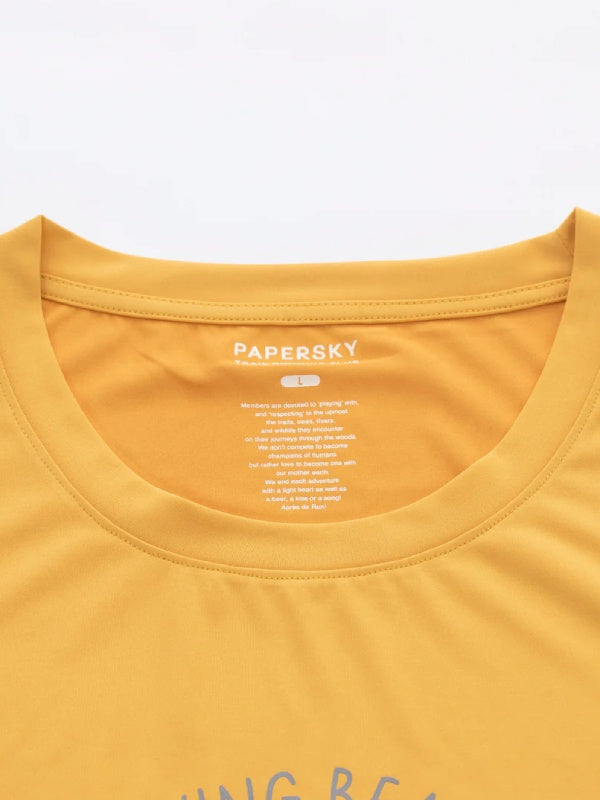 Apres Run Mascot-TANK TOP #YELLOW [PS241026]｜PAPERSKY WEAR【Outlet_30】
