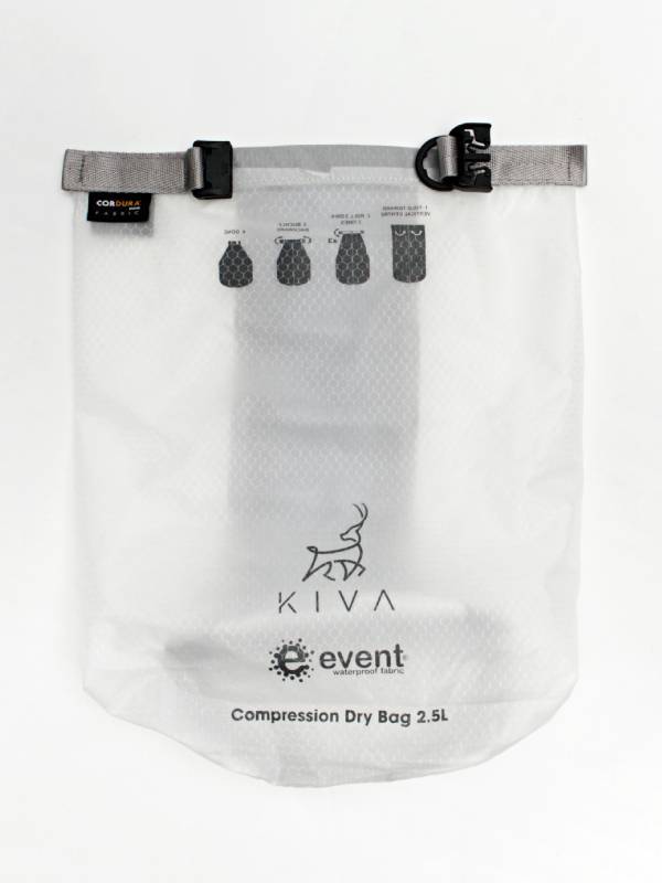 Compression Dry Bag 2.5L #White [CDB002]｜KIVA Outdoors