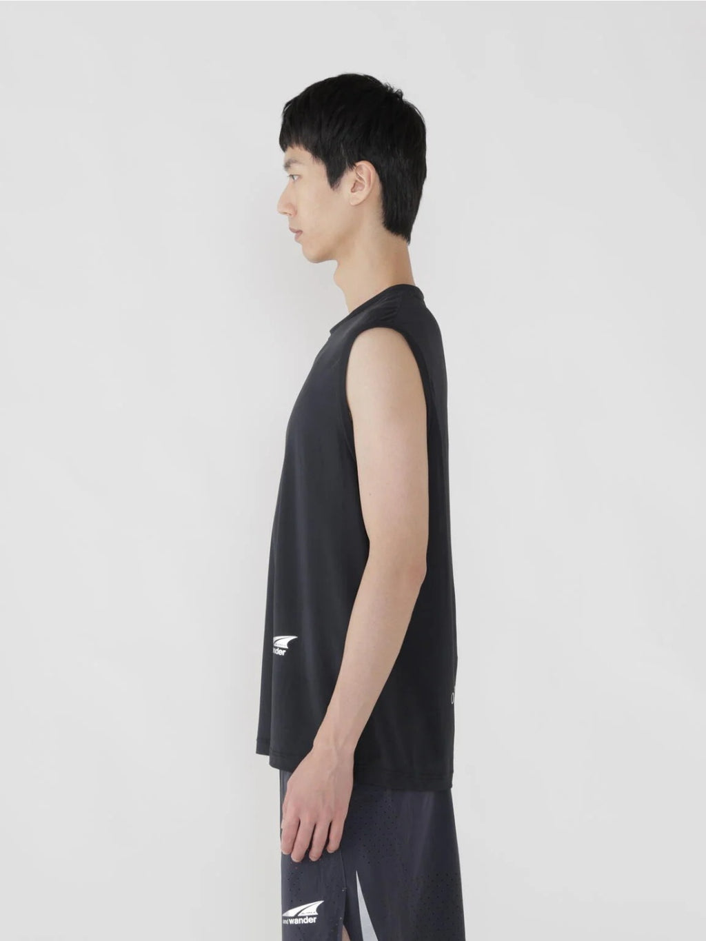 Altra×and wander tank top #black/010 [6164505]｜and wander