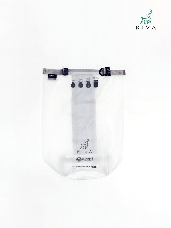 Compression Dry Bag 5L #White [CDB005]｜KIVA Outdoors