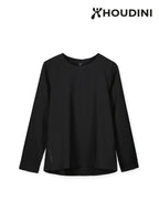 Women's Cover Crew #true black [158694]｜HOUDINI