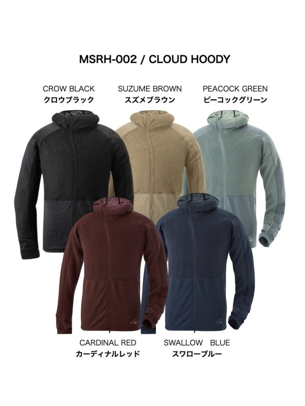 Cloud Hoody #Swallow Blue [MSRH-002]｜milestone