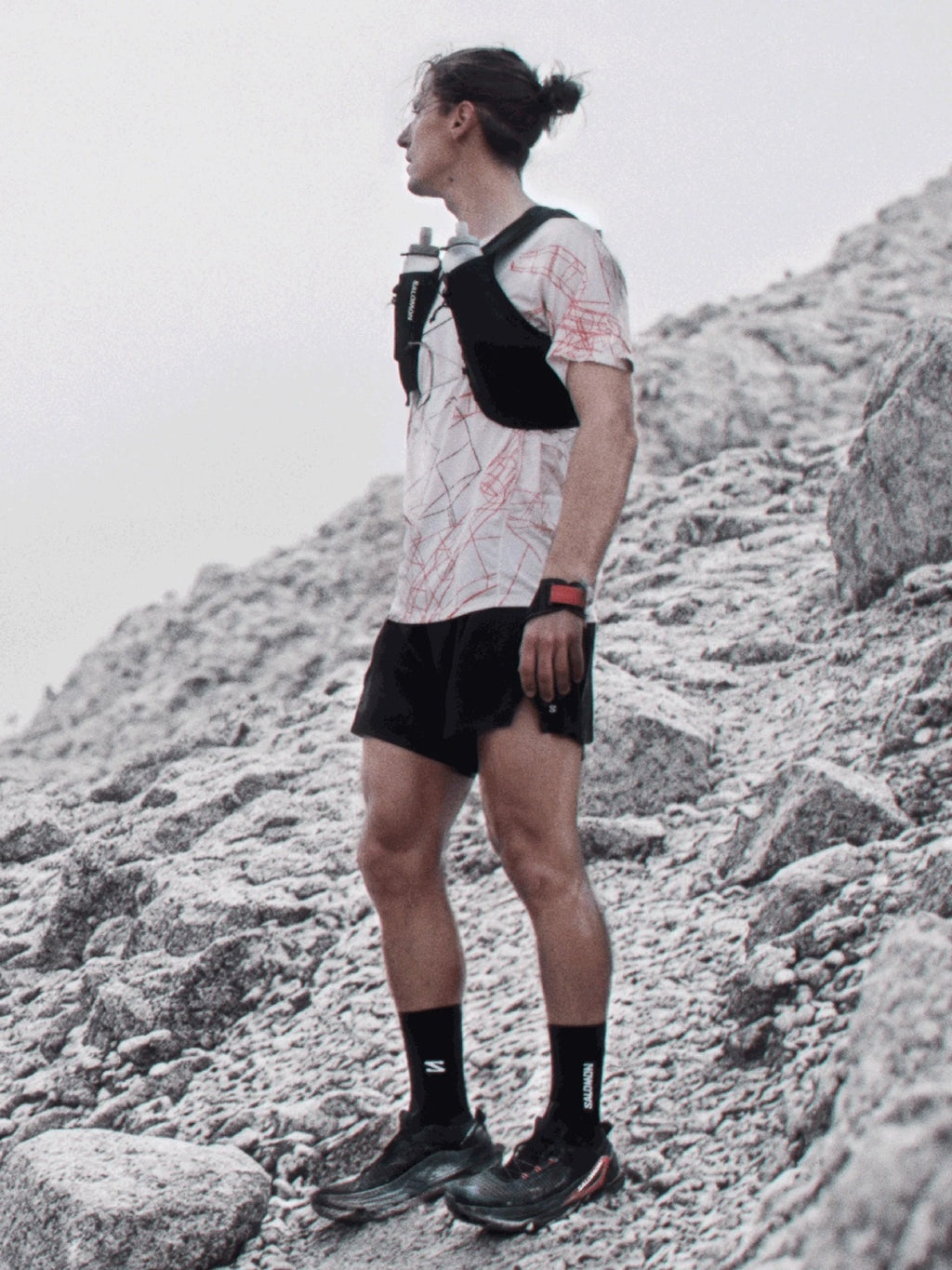 S/LAB GENESIS 2 #BLACK/BLACK/FIERY RED [L49190100]｜SALOMON