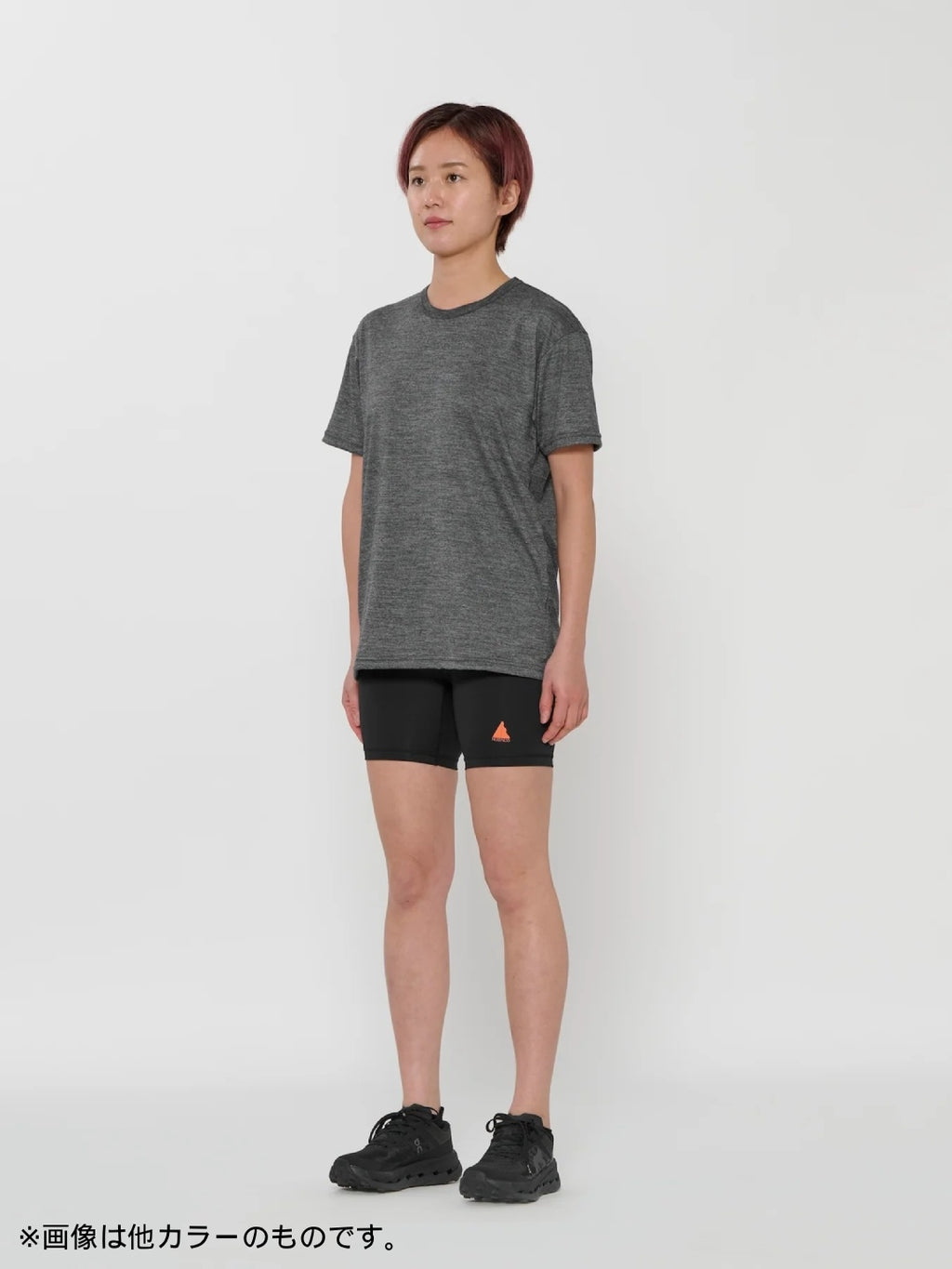 Dry Wool T-shirt 2 #Ash Blue｜HERENESS