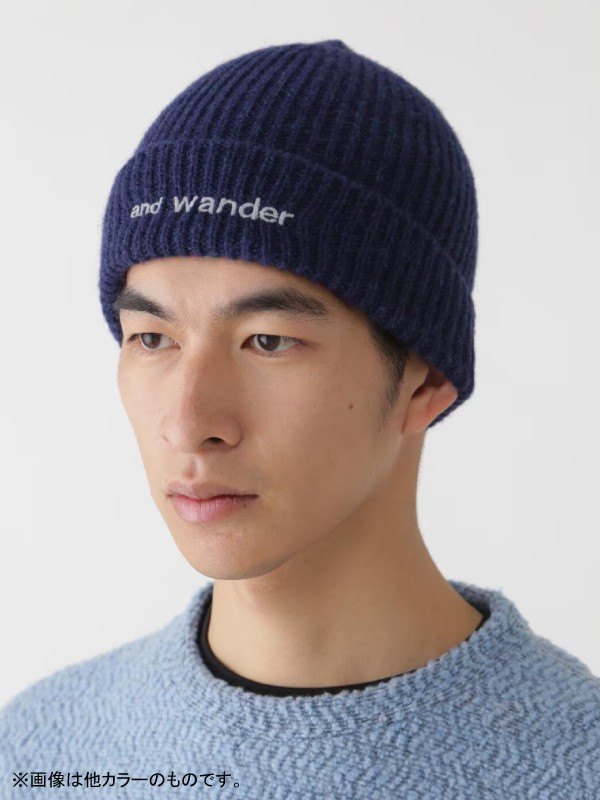 shetland wool knit cap #020/gray [4286196]｜and wander