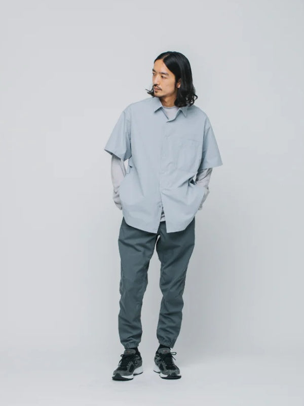 HIKE&BIKE CAVE BIG HALF SHIRTS #LIGHTGRAY [PS231311-2]｜PAPERSKY WEAR