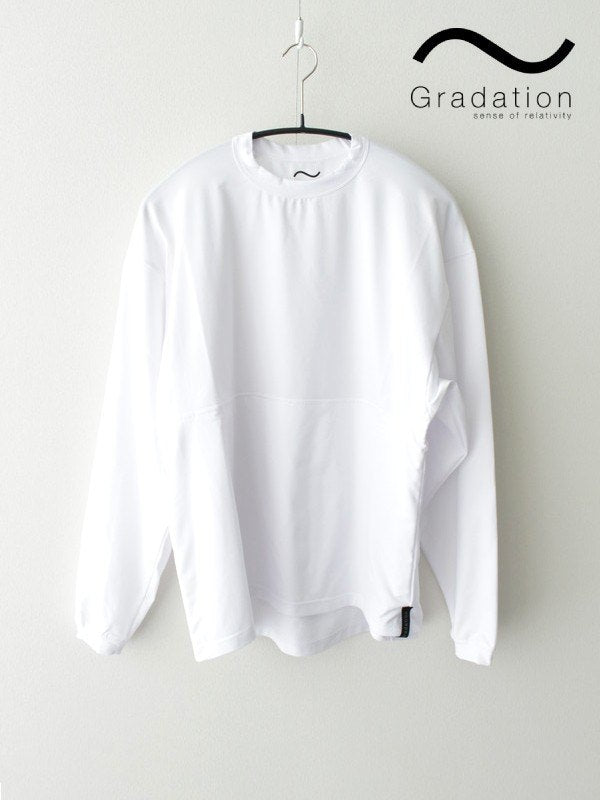 Warm Core L/S TEE #WHITE｜Gradation