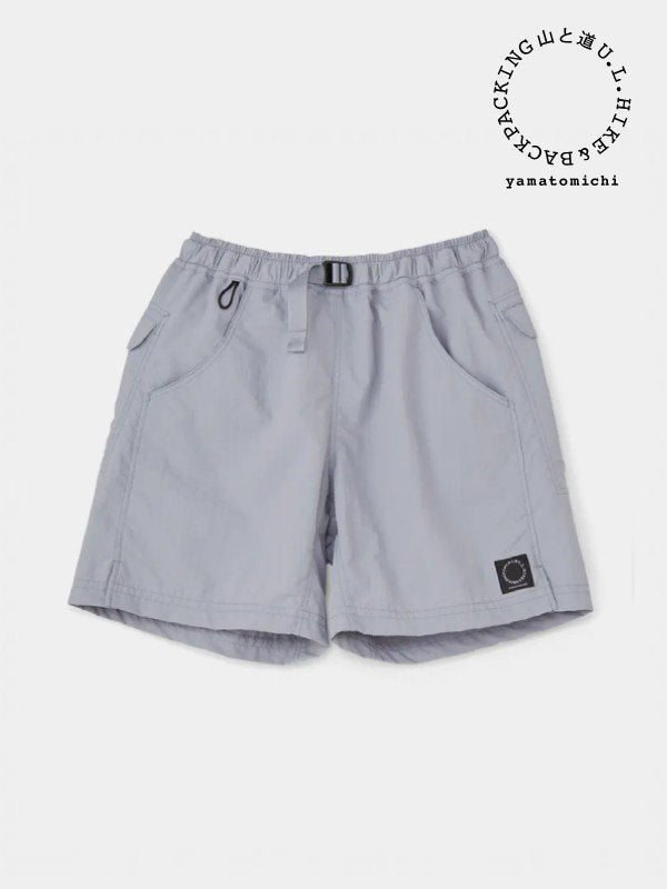 Women's 5-Pocket Shorts #Sage Gray｜山と道 – moderate