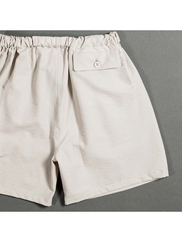 Outdoor Seersucker Shorts #BEIGE [HU-20007]｜HERENESS