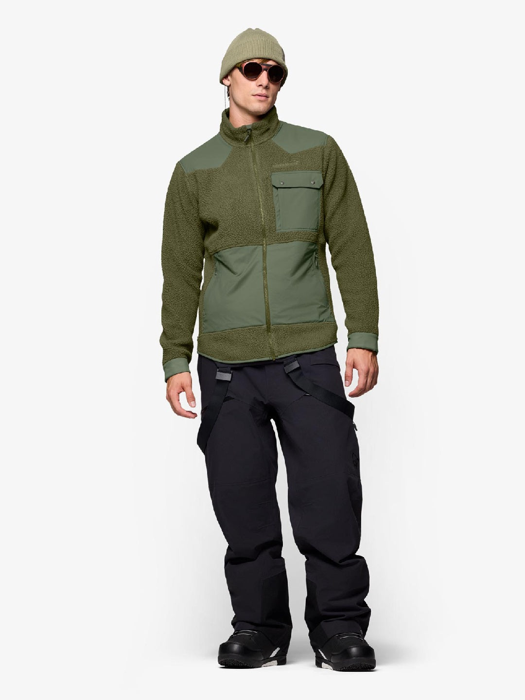 【Men】tamok warm3 Jacket #Olive Night/Deep Lichen Green [1240-26]｜Norrona