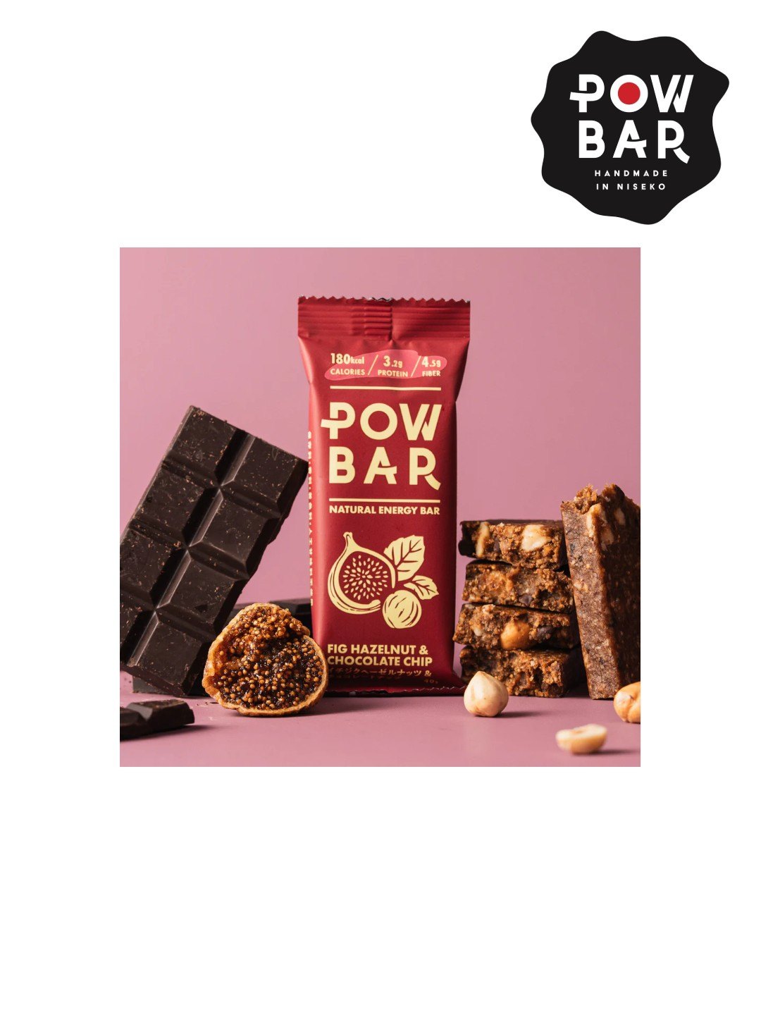 POW BAR FIG HAZELNUT & CHOCOLATE CHIP｜POW BAR
