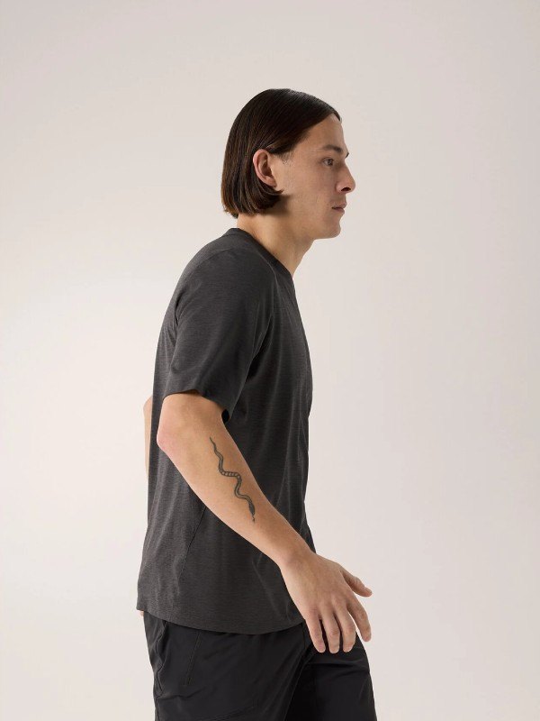 Cormac Crew SS M #Black Heather [X00000766407]｜ARC'TERYX