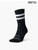 RUNNING SOCKS MIDDLE 5F #ブラック｜RETO