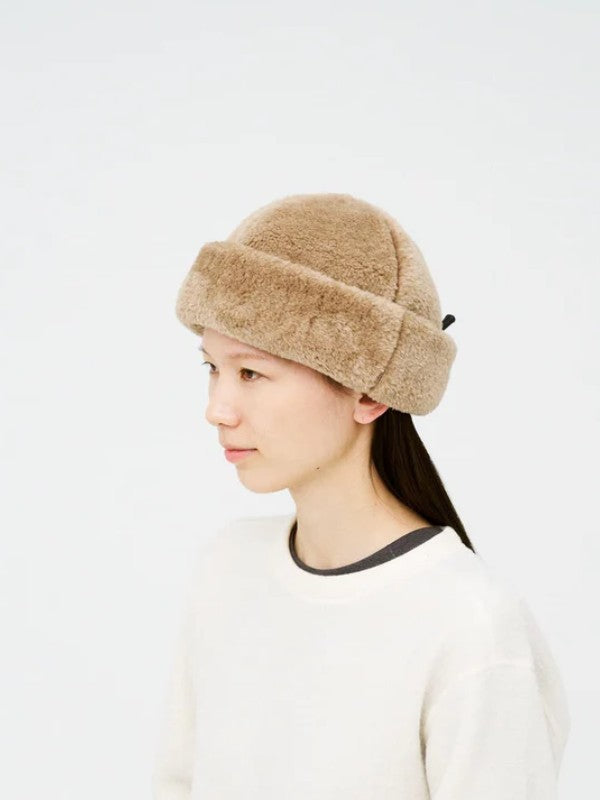 Kuna Fleece Cap #Beige [h253-207]｜halo commodity