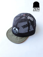 2026 HANAI×CLEF MESH BUM CAP #ブラウン×カーキ｜ZEN