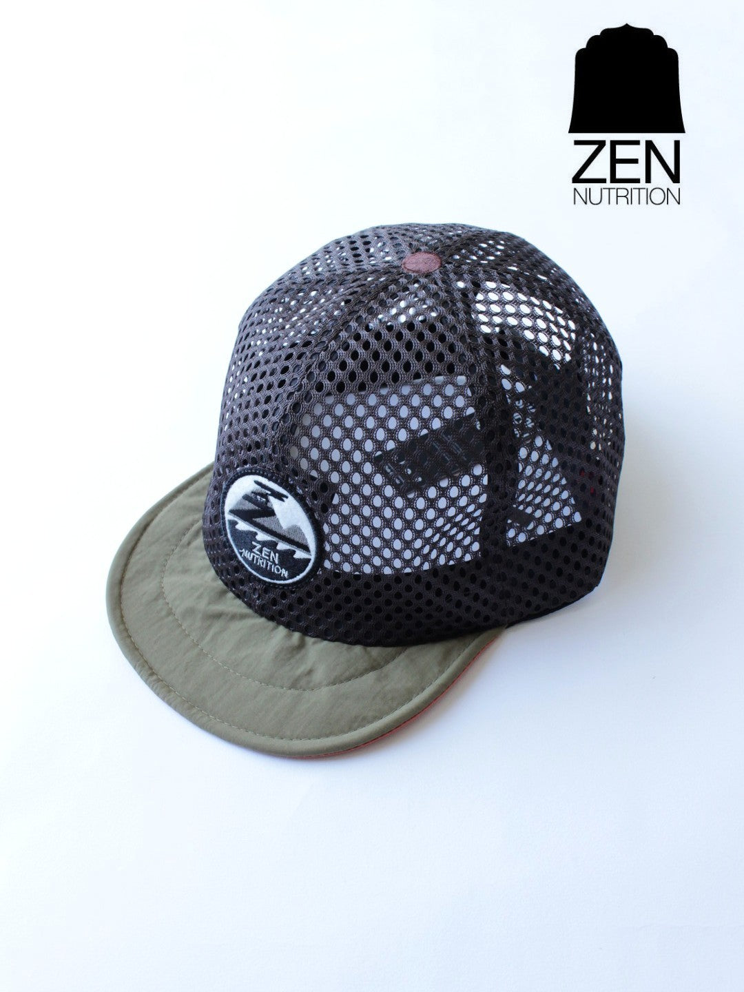 2026 HANAI×CLEF MESH BUM CAP #ブラウン×カーキ｜ZEN