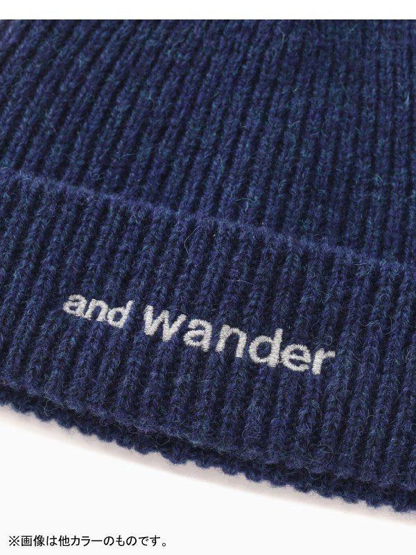 shetland wool knit cap #020/gray [4286196]｜and wander