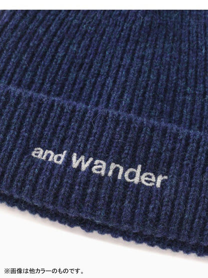 shetland wool knit cap #020/gray [4286196]｜and wander