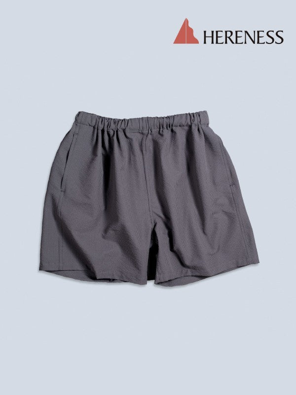 Outdoor Seersucker Shorts #GRAY [HU-20007]｜HERENESS
