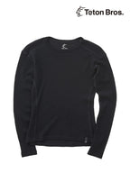 Women's MOB Wool L/S #Black [TB243-680312]｜Teton Bros.【Outlet_20】