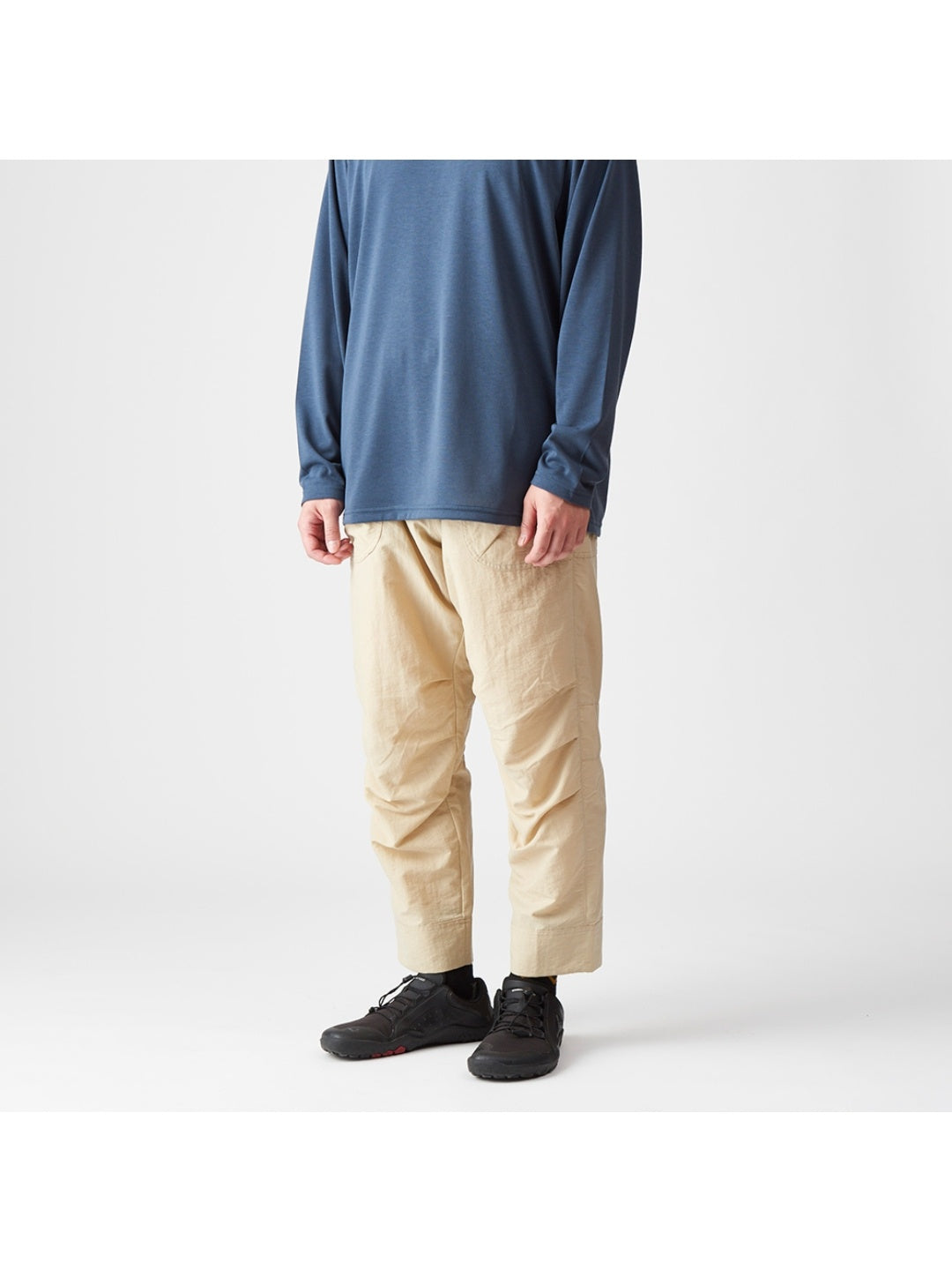 タッサーナイロンのパンツ #ベージュ [22037]｜AXESQUIN – moderate