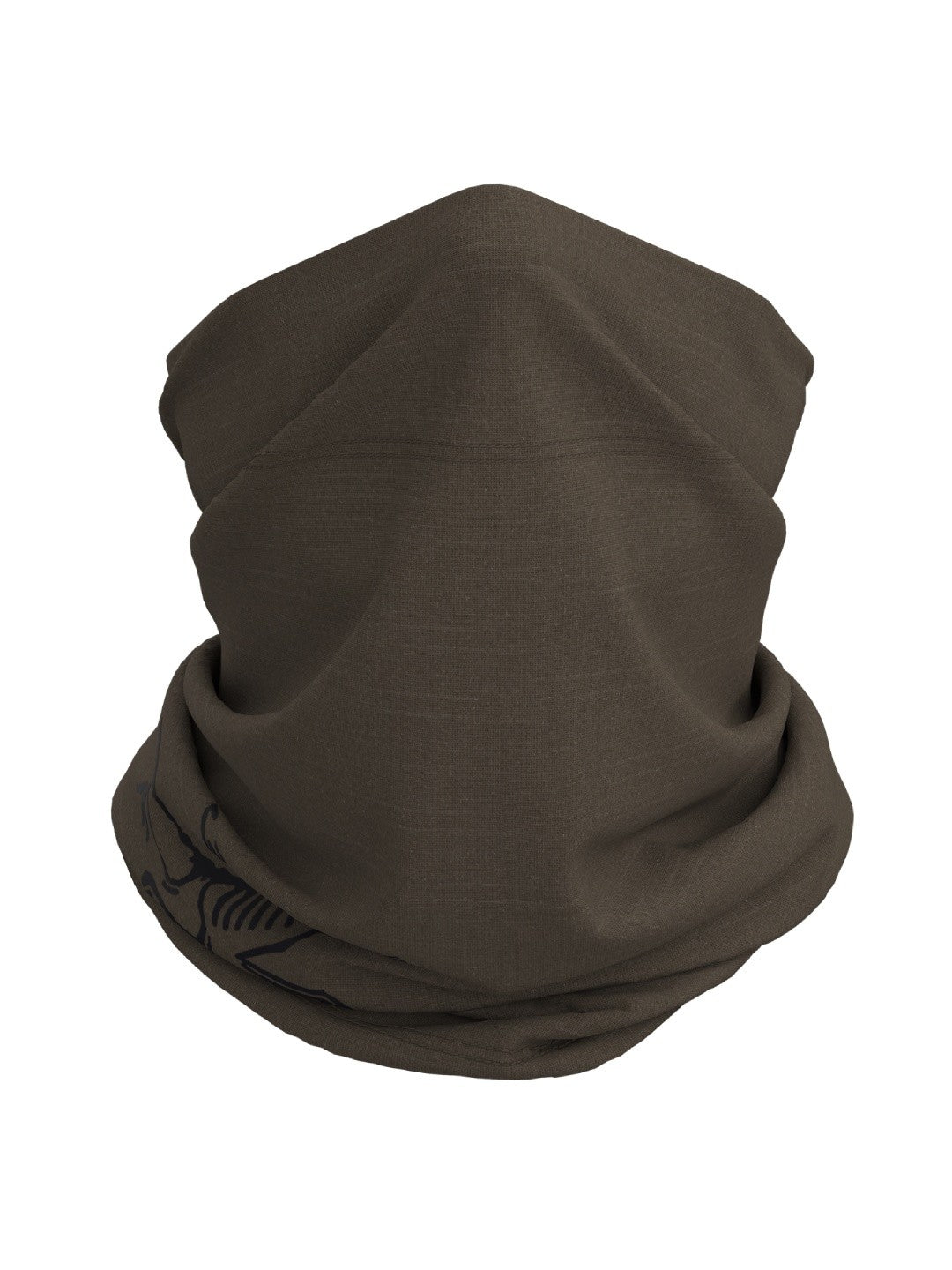 Satoro Merino Neck Gaiter #Mongoose / Black [X00000993710]｜ARC'TERYX