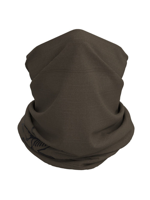 Satoro Merino Neck Gaiter #Mongoose / Black [X00000993710]｜ARC'TERYX