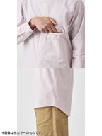 ギンガムサッカーのバンドカラーシャツ #ロクショウ [21116]｜AXESQUIN