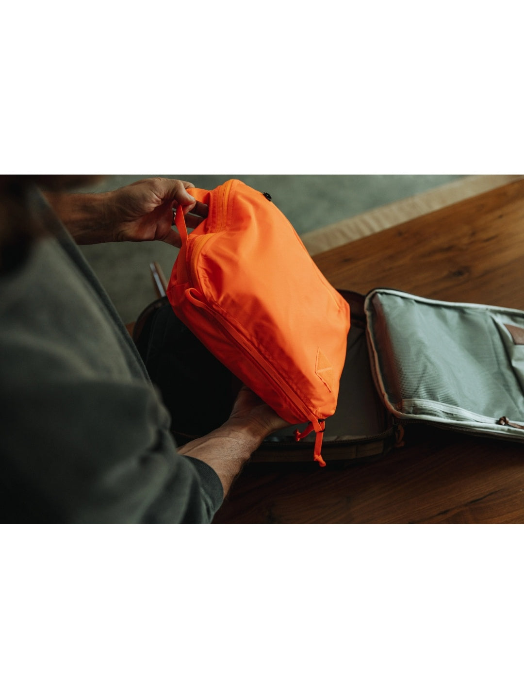 TRANSIT PACKING CUBE 10L #Hot Orange [TPC10]｜EVERGOODS