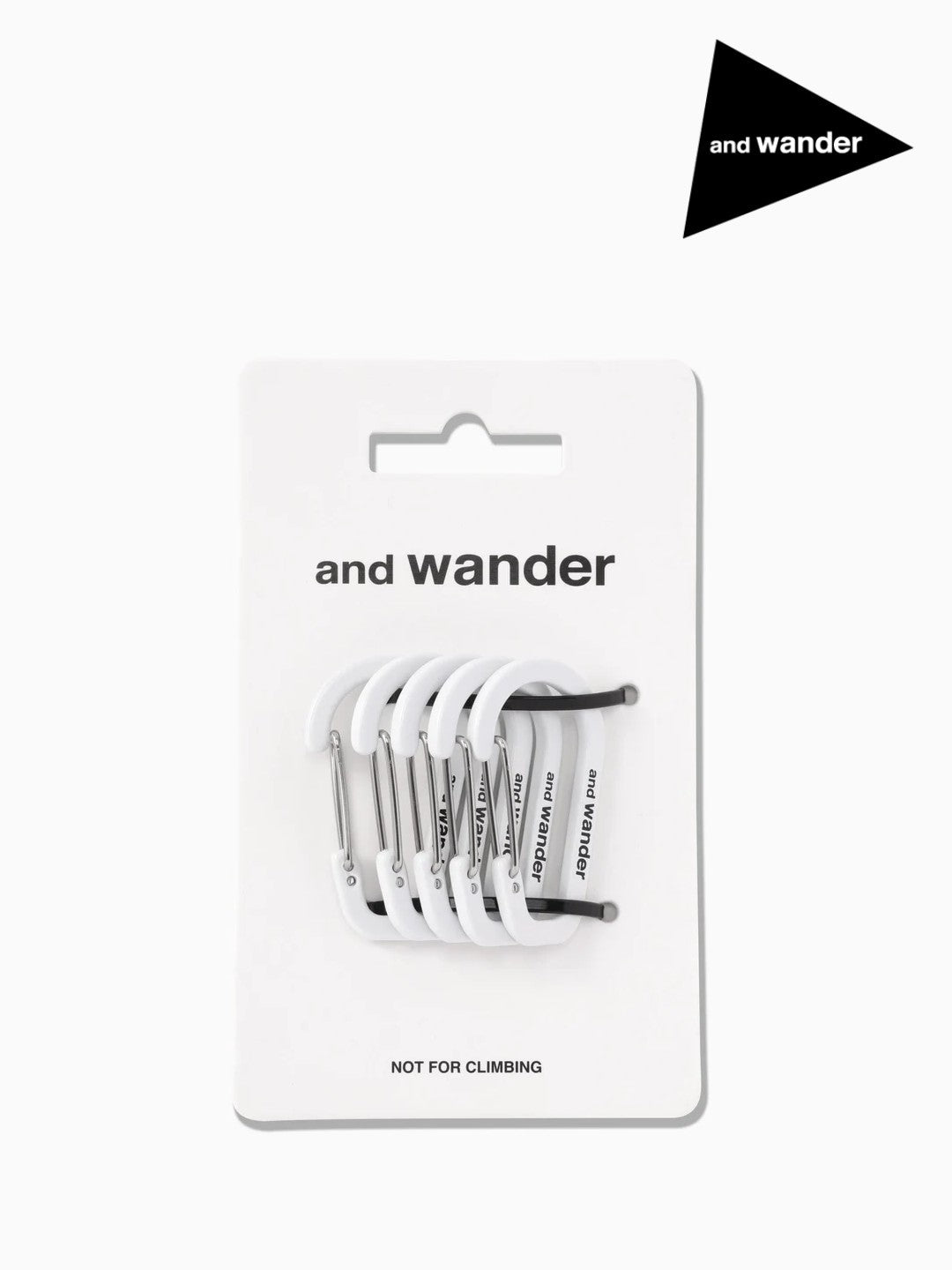mini carabiner set #off white [5987289]｜and wander