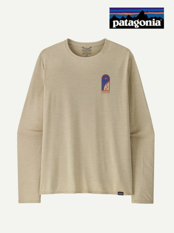 Men's Long-Sleeved Cap Cool Daily Graphic Shirt - Lands #EYPX [45160]｜patagonia